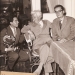 Vighi con Charlie Chaplin a Forio d'Ischia, 25 sett. 1957, e autografo originale.
