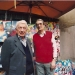 Roma, via Margutta, maggio 2000, con Ugo Pirro.
